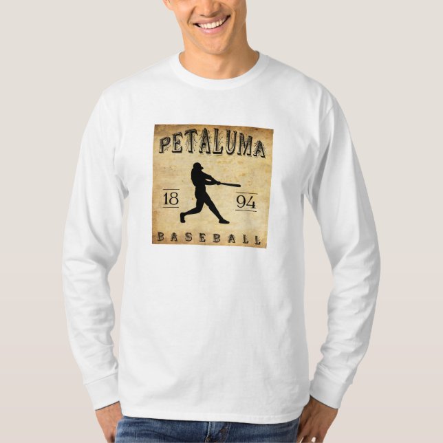 Camiseta Béisbol 1894 de Petaluma California (Anverso)