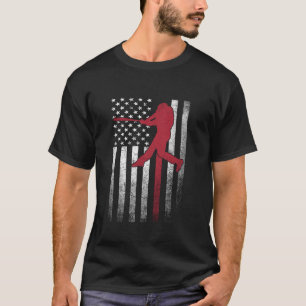 Camiseta Béisbol 4 de julio Bandera Americana USA America B