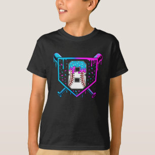 Camiseta Béisbol 8 cumpleaños Ice Cream Drip Bi de 8 años