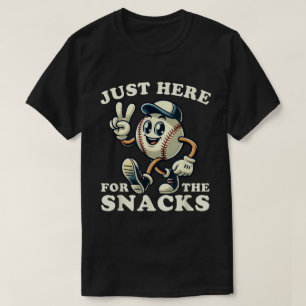 Camiseta Béisbol Acá Para El Ventilador Deportivo Snacks