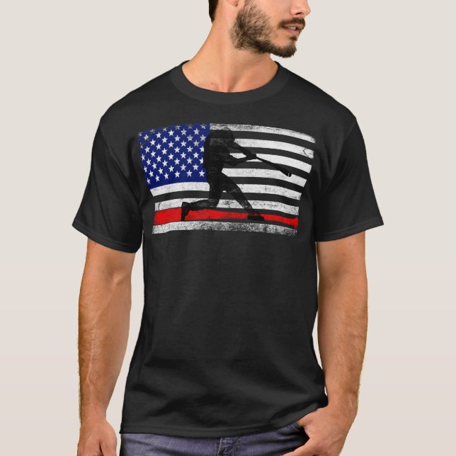 Camiseta Béisbol Americano regalo jugador de béisbol 2021 (Anverso)