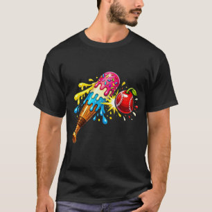 Camiseta Béisbol Arte Slugger Helado
