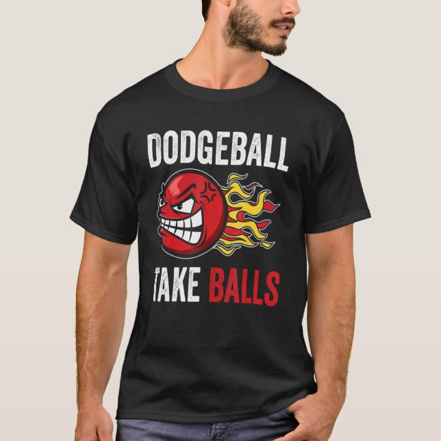 Camiseta Béisbol: Balls Gaga Ball Dodgeball (Anverso)