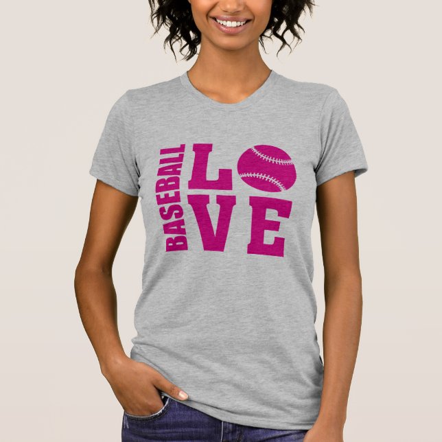Camiseta Béisbol, Béisbol Amor (Anverso)