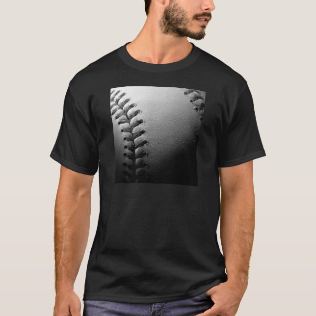 Camiseta Béisbol blanco y negro (Anverso)