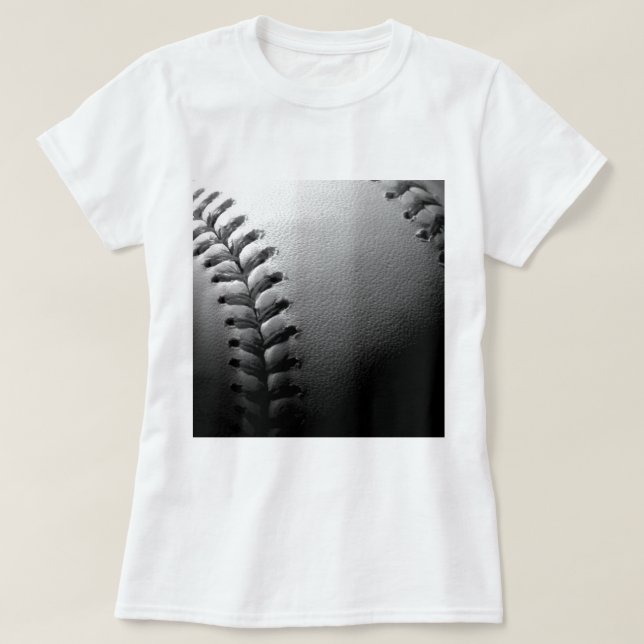 Camiseta Béisbol blanco y negro (Diseño del anverso)