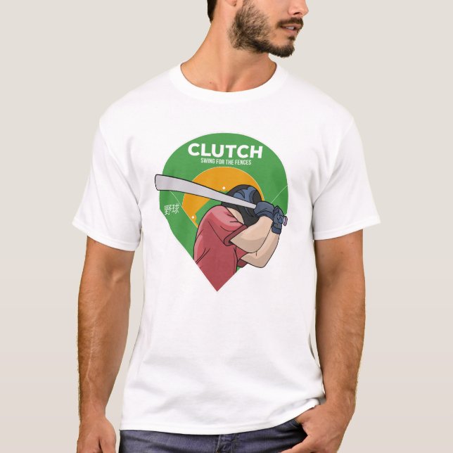Camiseta Béisbol Clutch Swing For the Fences (Anverso)