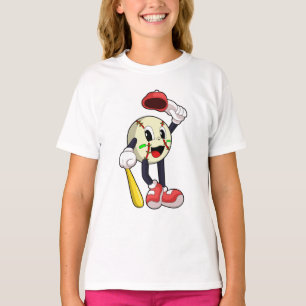 Camiseta Béisbol con bate de béisbol