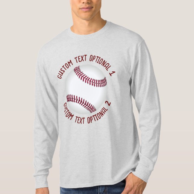 Camiseta Béisbol con texto (Anverso)