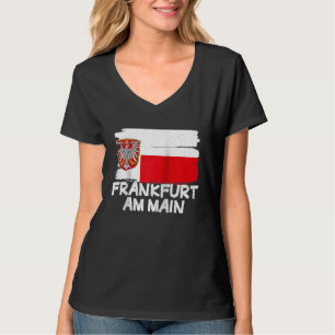 Camiseta Béisbol Cool Frankfurt am Main Flag Raglan