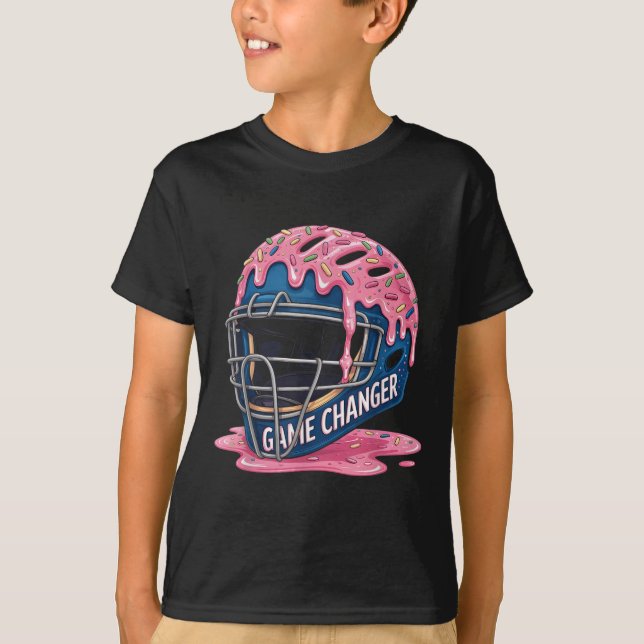 Camiseta Béisbol Crema de Hielo Drip Catcher Helmet Niños J (Anverso)