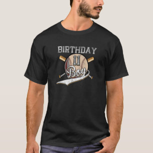 Camiseta Béisbol de 11 años Fiesta de cumpleaños 11 años de