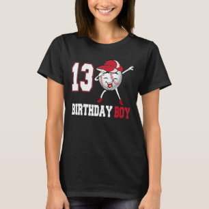 Camiseta Béisbol de 13 años de edad 13º niño de cumpleaños 