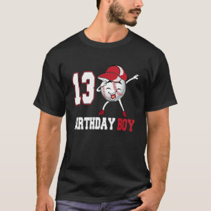 Camiseta Béisbol de 13 años de edad 13º niño de cumpleaños 