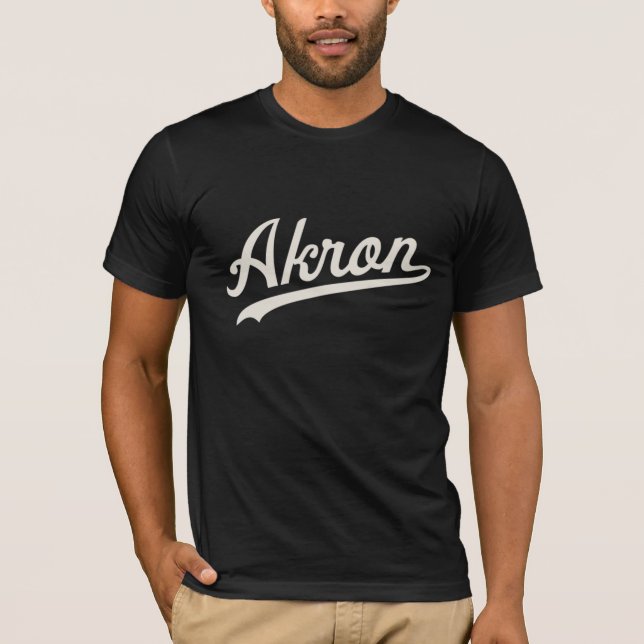 Camiseta Béisbol de Akron (Anverso)