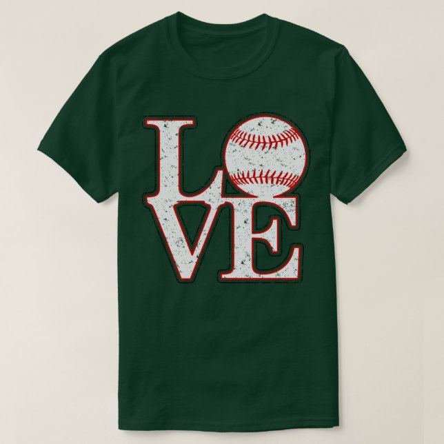 Camiseta BÉISBOL de amor molesto de época (Diseño del anverso)