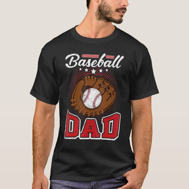 Camiseta Béisbol De Béisbol Para Padre (Anverso)