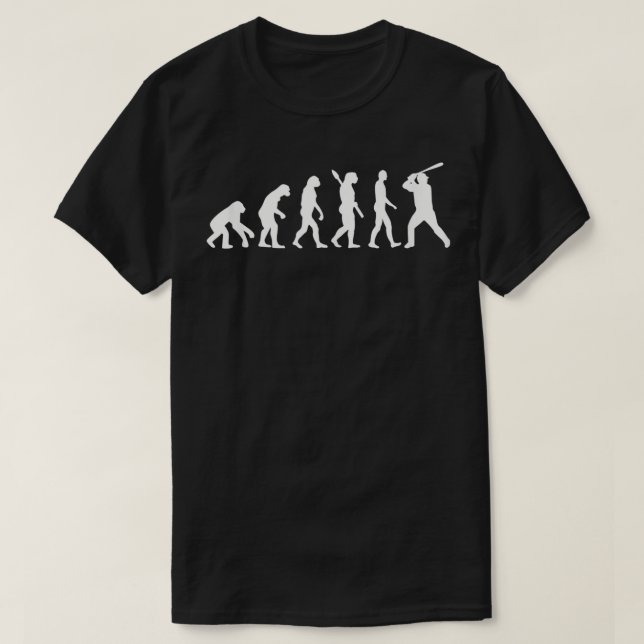 Camiseta Béisbol de la evolución (Diseño del anverso)