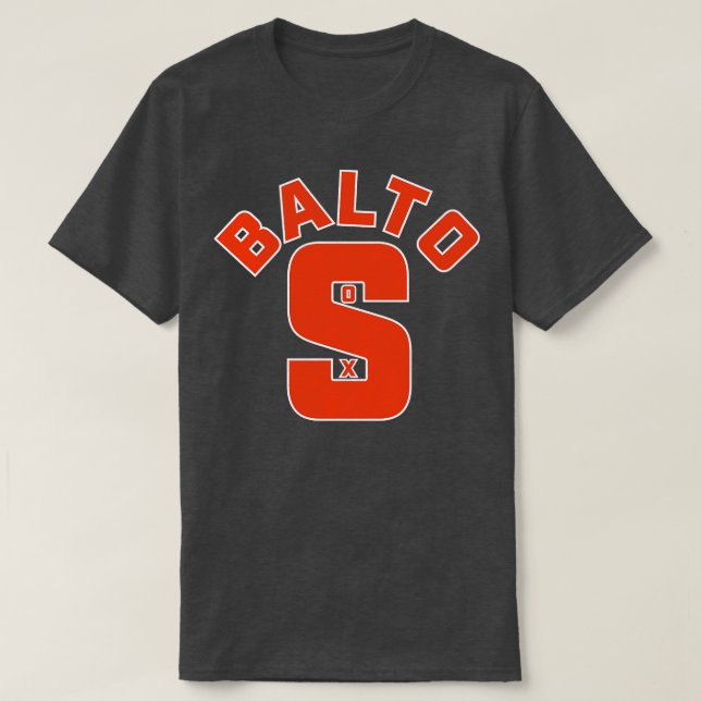 Camiseta Béisbol de la Liga Black Sox Negro de Baltimore (Diseño del anverso)