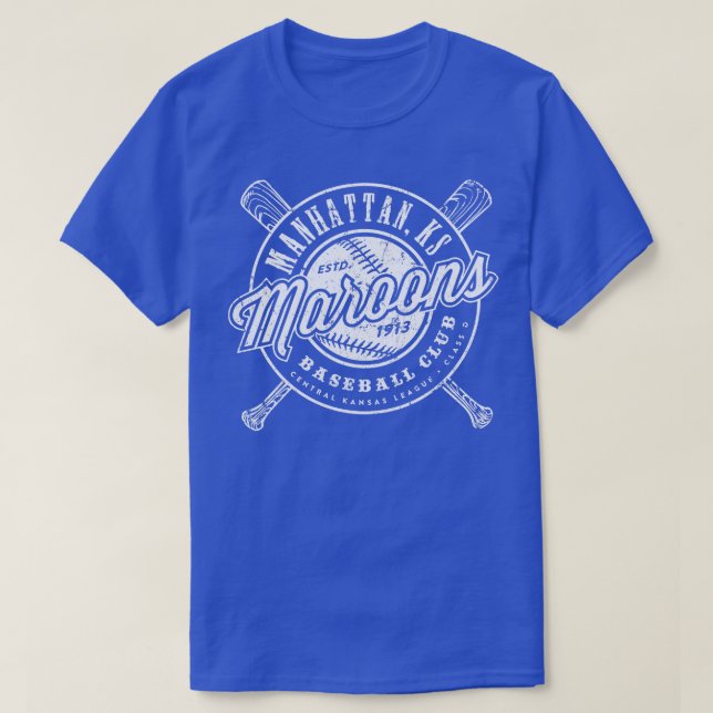 Camiseta Béisbol de los Maroons de Manhattan (Diseño del anverso)