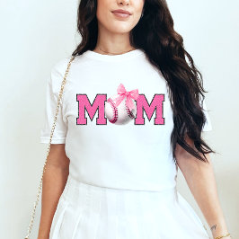 Camiseta Béisbol de mamá rosa