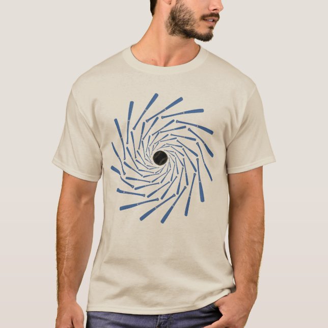 Camiseta béisbol de murciélagos y pelotas (Anverso)