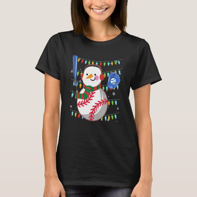 Camiseta Béisbol de nieve de 1 (Anverso)