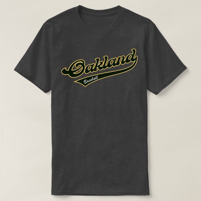 Camiseta Béisbol de Oakland (Diseño del anverso)