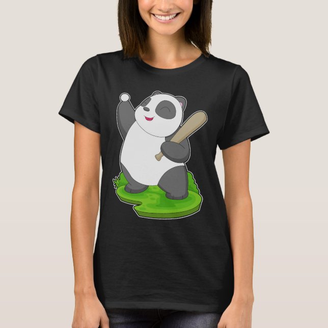 Camiseta Béisbol de Panda (Anverso)