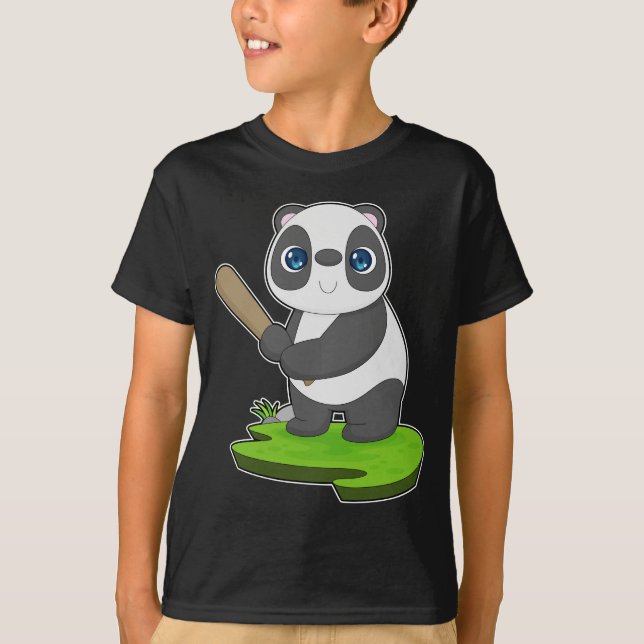 Camiseta Béisbol de Panda (Anverso)