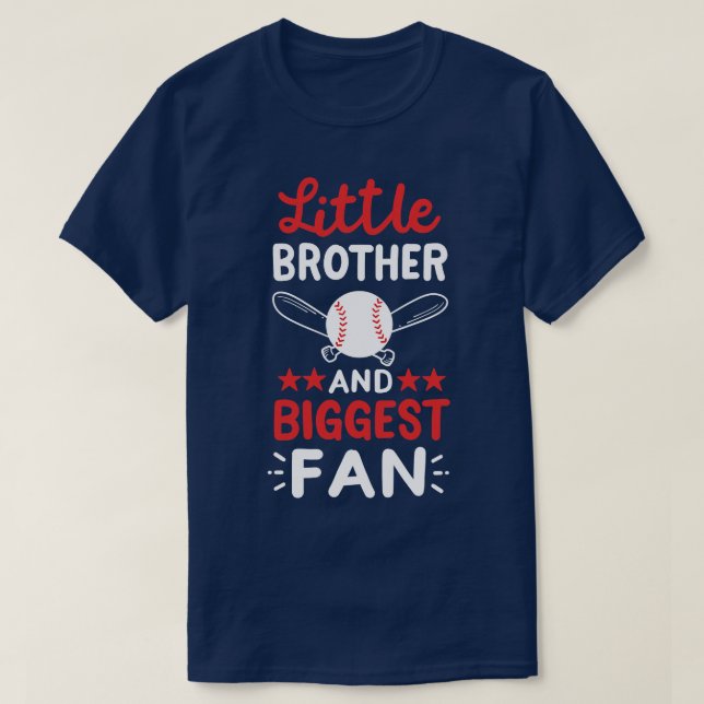 Camiseta Béisbol de pequeños hermanos (Diseño del anverso)