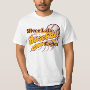 Camiseta Béisbol de plata de Eagles del lago