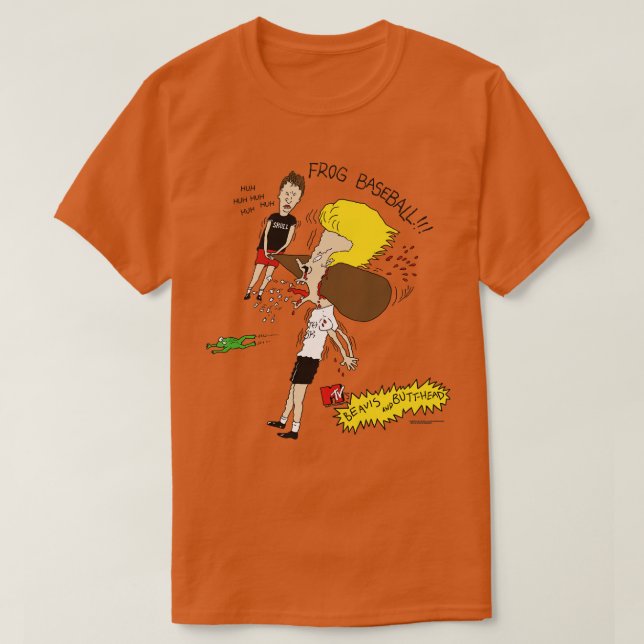 Camiseta Béisbol de rana BB (Diseño del anverso)