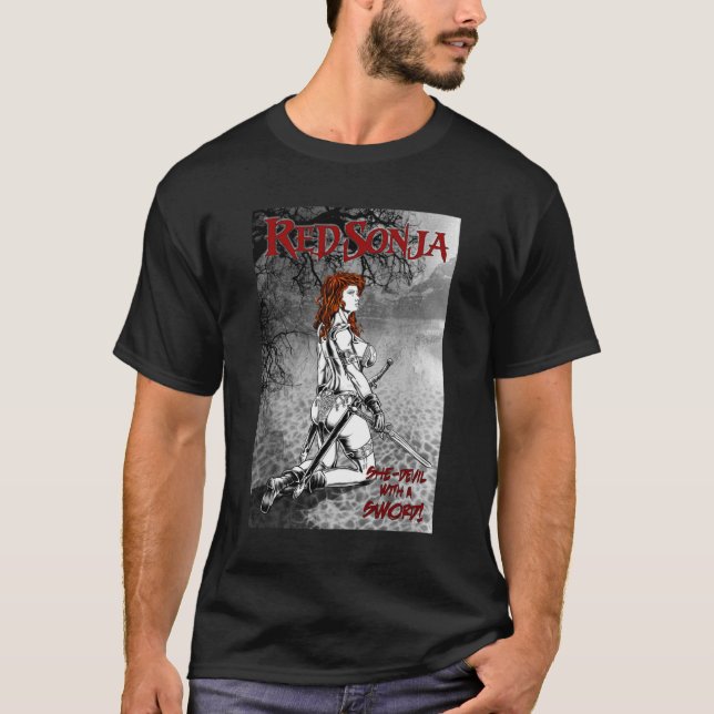 Camiseta Béisbol de Sonja II Rojo/Sleeve (Anverso)