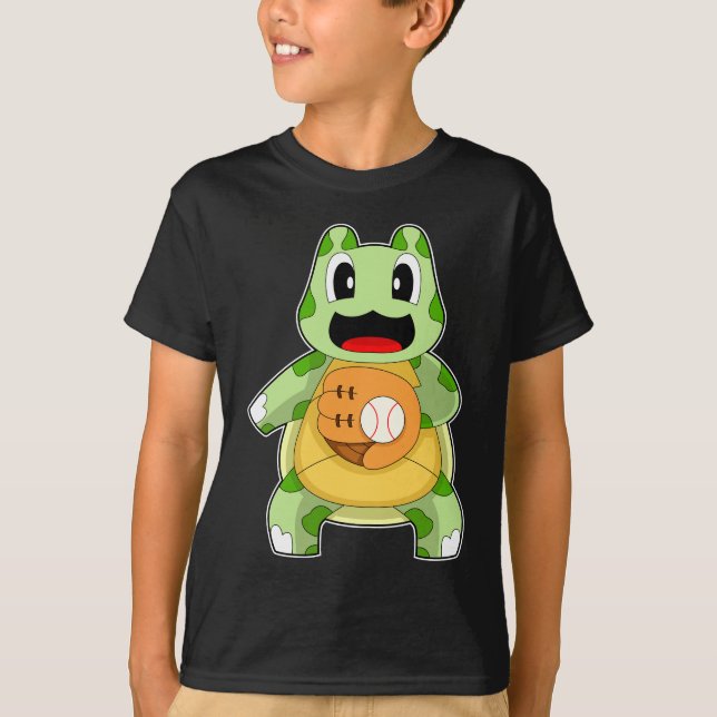Camiseta Béisbol de tortuga (Anverso)