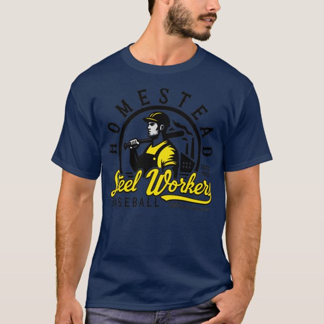 Camiseta Béisbol de trabajadores del acero de origen casero (Anverso)