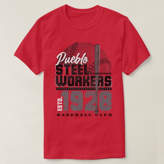 Camiseta Béisbol de trabajadores del acero Pueblo (Diseño del anverso)