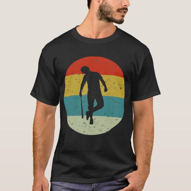 Camiseta béisbol de vinificación retro (Anverso)