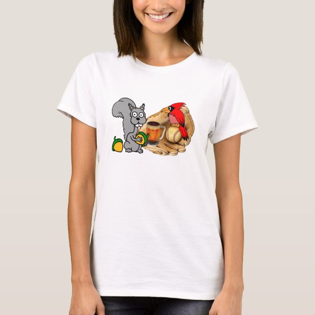 Camiseta béisbol divertido (Anverso)