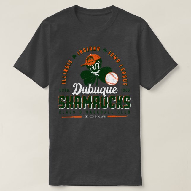 Camiseta Béisbol Dubuque Shamrock (Diseño del anverso)