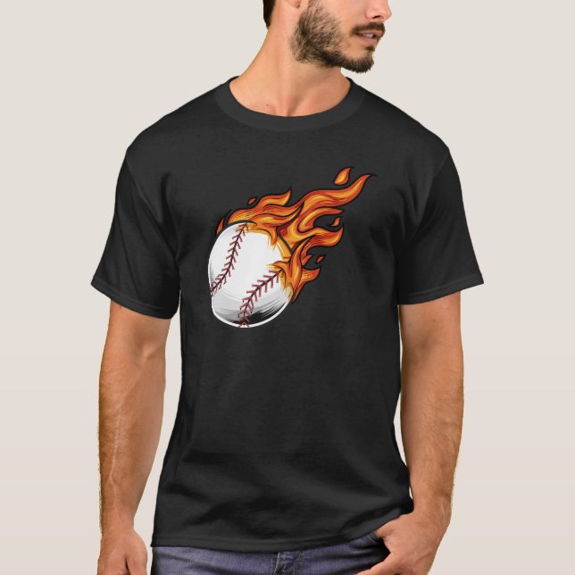 Camiseta Béisbol en el ventilador de la bola de fuego Venti (Anverso)
