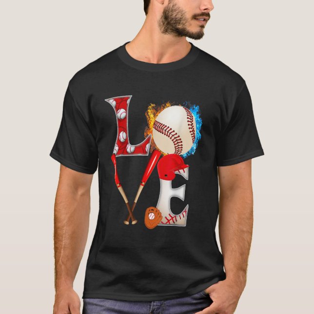 Camiseta Béisbol Estados Unidos Bandera Hombres Hombres 4 D (Anverso)