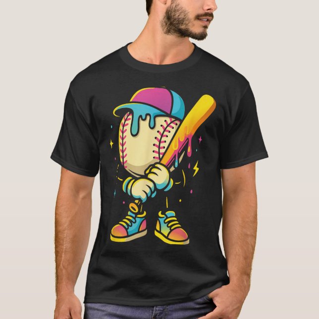 Camiseta Béisbol Estilo de vida 101 Apósito de béisbol juve (Anverso)