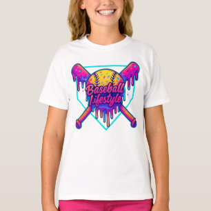 Camiseta Béisbol Estilo de vida Equipo juvenil Béisbol Drip