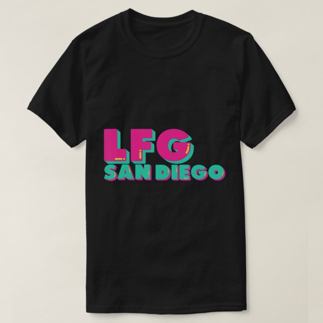 Camiseta Béisbol fanático de LFGSD San Diego Sports LFG SD  (Diseño del anverso)