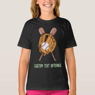 Camiseta Béisbol, Guante y Batos