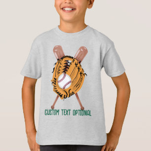 Camiseta Béisbol, Guante y Batos