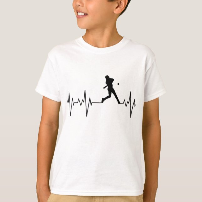 Camiseta Béisbol Heartbeat Kid (Anverso)