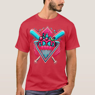 Camiseta Béisbol Hogar Club Social para Muchacho Crema de H