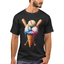 Béisbol Ice Cream Cone Sports Lover
